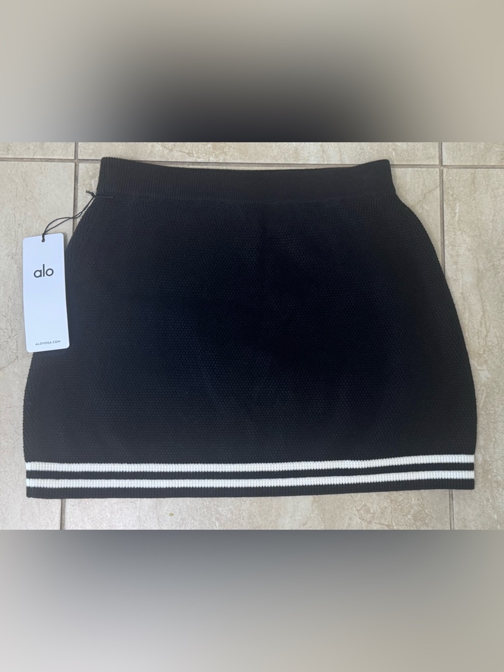 Alo Yoga Tennis Club Sweater Knit Skirt - Picture 7 of 14